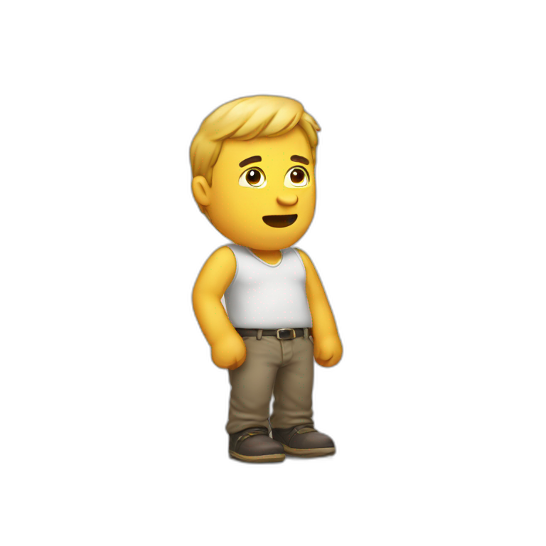 A man who peed his pants | AI Emoji Generator