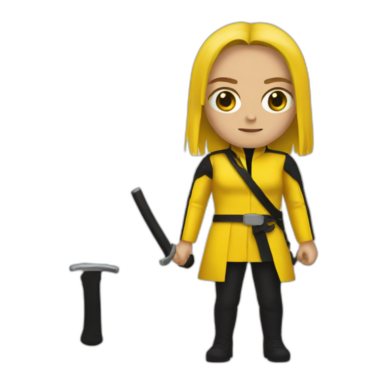 Uma Thurman kill bill | AI Emoji Generator