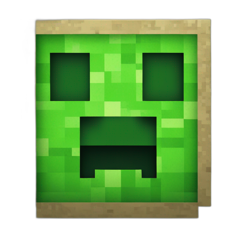 Creeper From Minecraft Ai Emoji Generator 6861