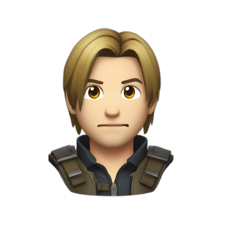 resident evil 2 leon kennedy | AI Emoji Generator