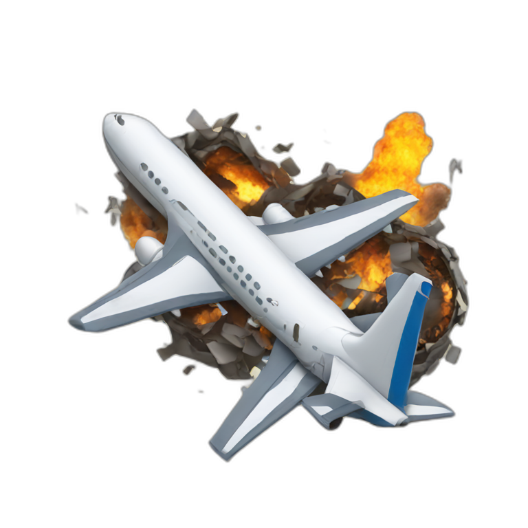 two-towers-plane-crash | AI Emoji Generator