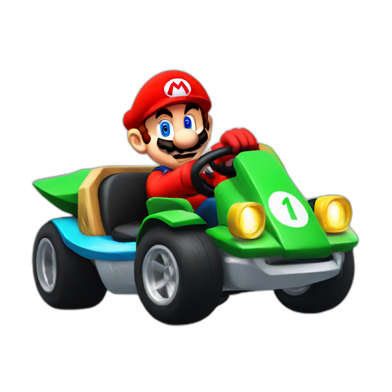 Mario bros from Mario kart | AI Emoji Generator