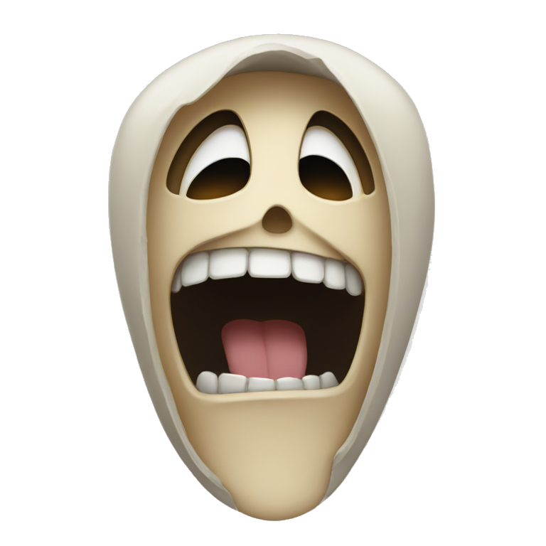 scream movie killer holding roses | AI Emoji Generator