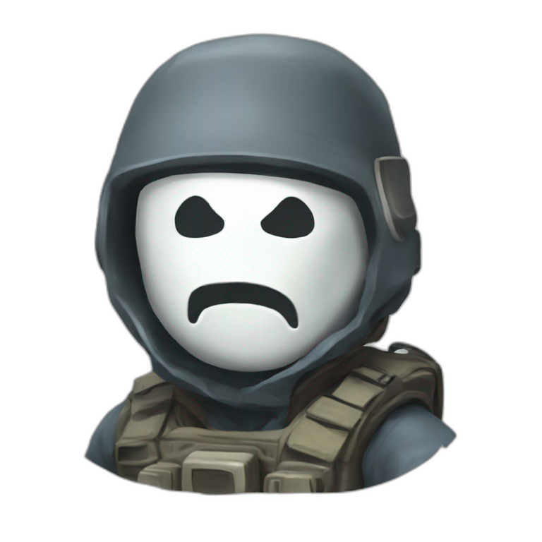 Call Of duty Modern Warfare Ghost | AI Emoji Generator