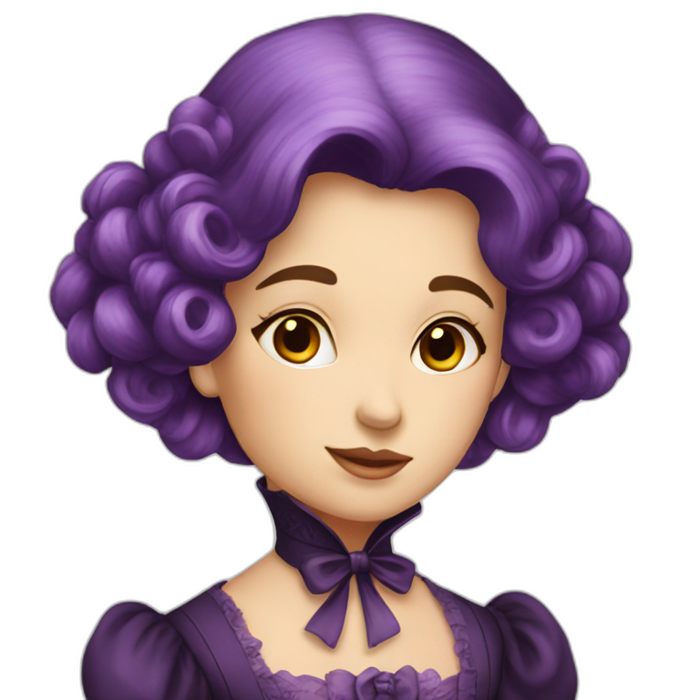 Lady Twirl Dress Victorian 1900 | AI Emoji Generator