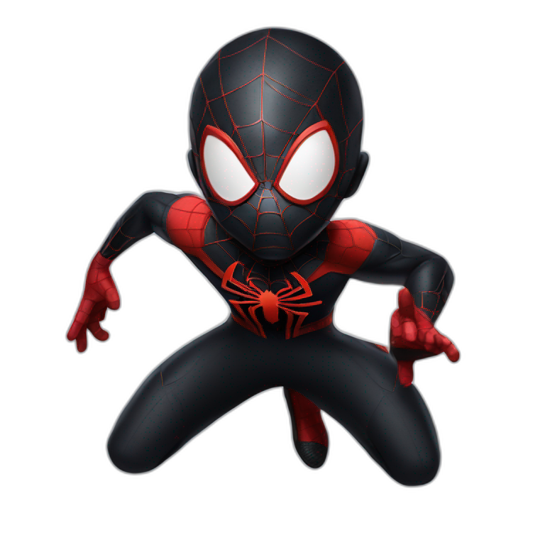 miles morales in mask | AI Emoji Generator