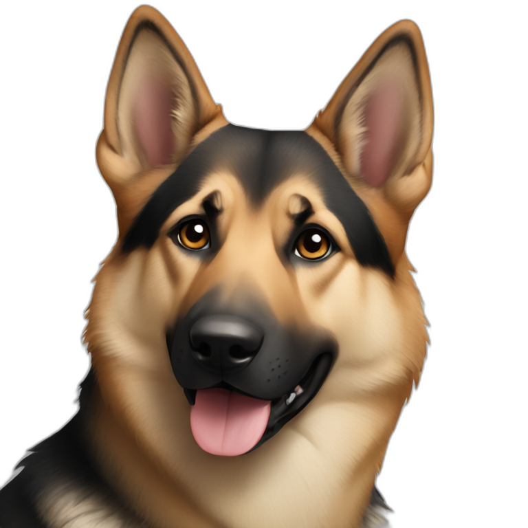 Husky and german sheperd mix | AI Emoji Generator