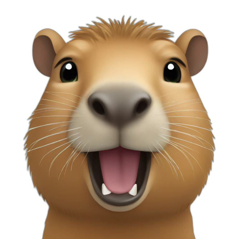 capybara-smoking | AI Emoji Generator