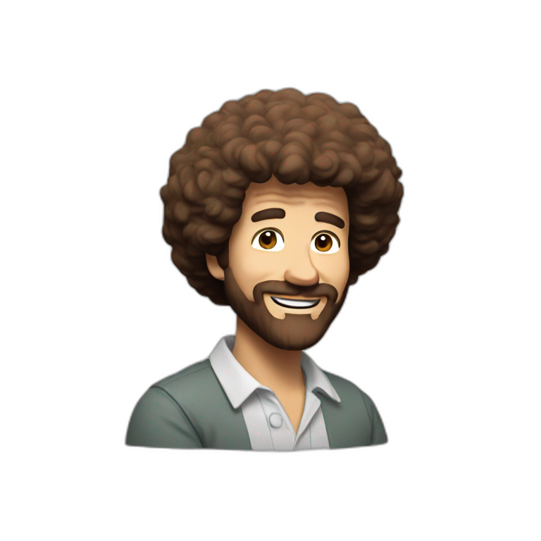 bob ross | AI Emoji Generator