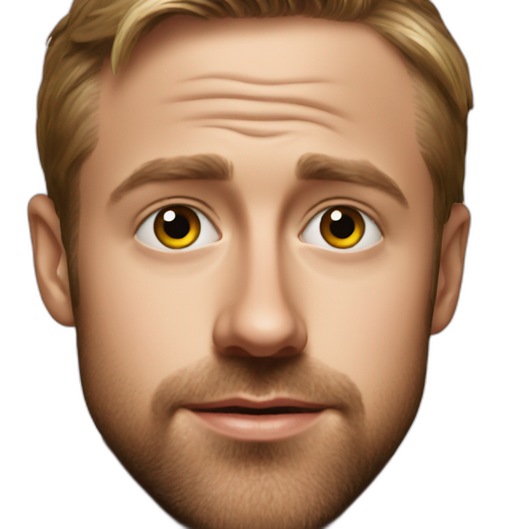 ryan gosling as ghost | AI Emoji Generator