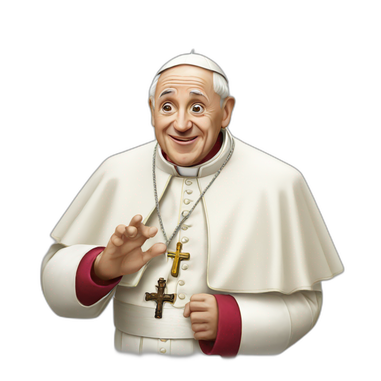 Pope doomguy | AI Emoji Generator