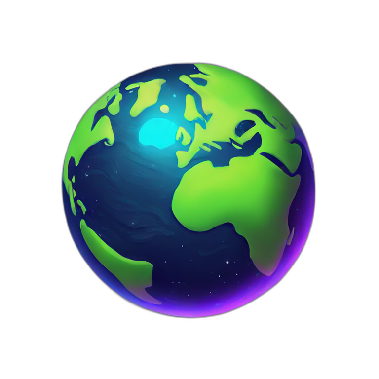 purple usa planet earth | AI Emoji Generator