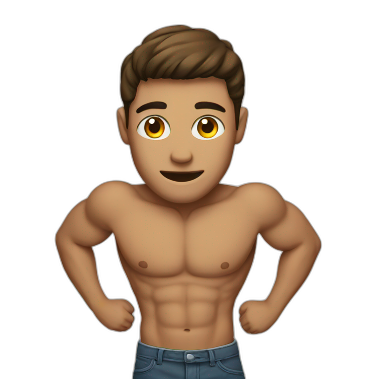 Muscle anatomy abs | AI Emoji Generator