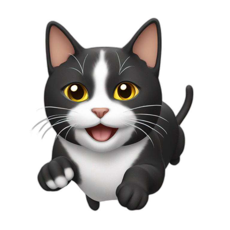 Cat jump | AI Emoji Generator