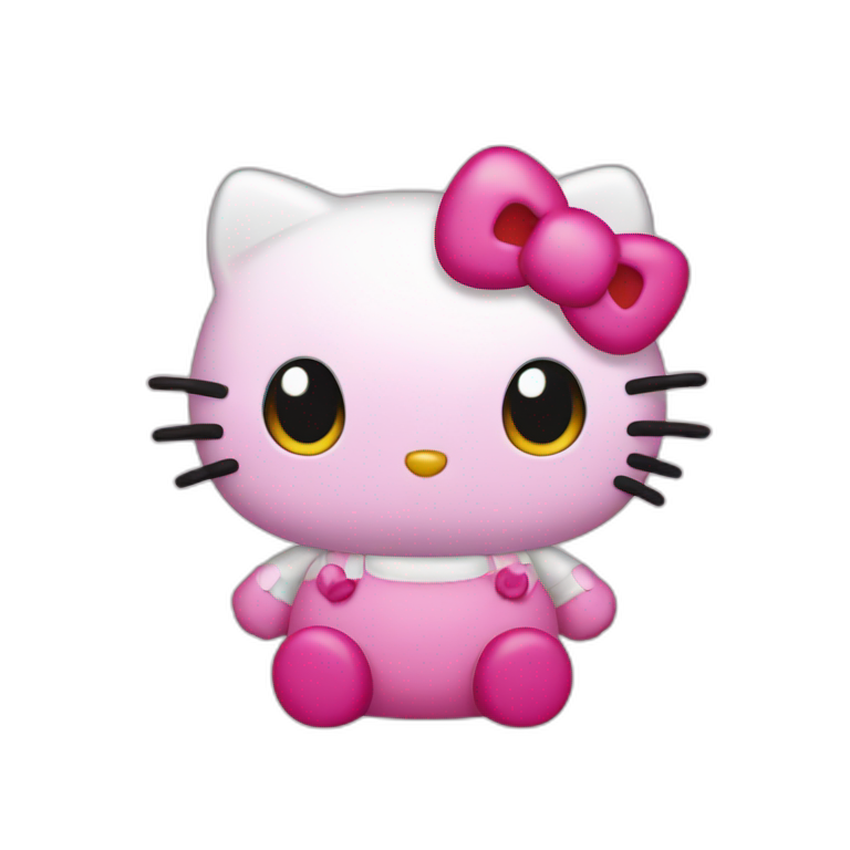 hello kitty angel pink | AI Emoji Generator