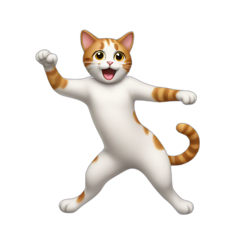 dancing cat | AI Emoji Generator