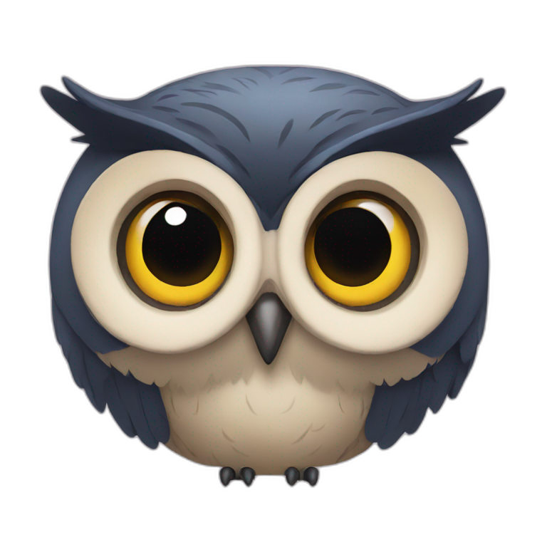 Purple owl | AI Emoji Generator