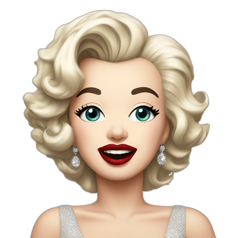 Marylin monroe | AI Emoji Generator