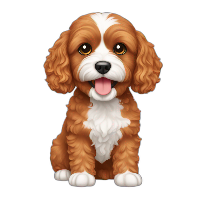 Ginger Cavoodle | AI Emoji Generator