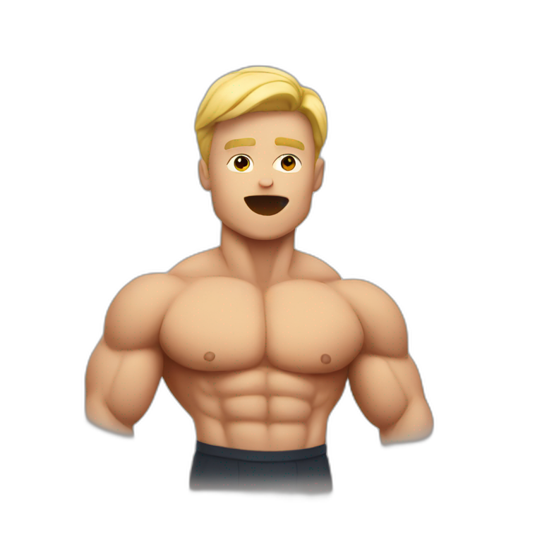 Weak muscle emoji | AI Emoji Generator