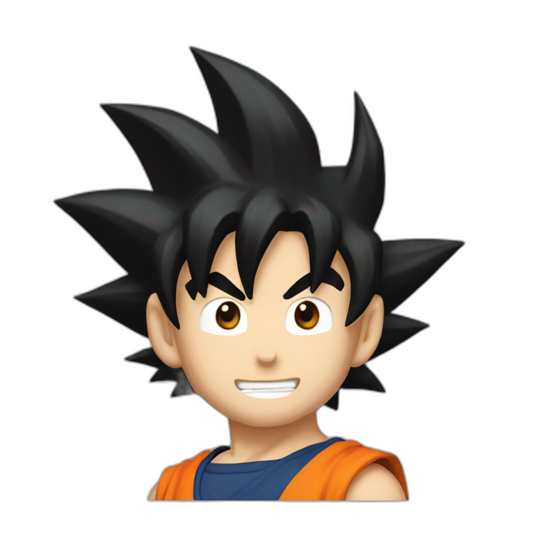 Goku with money | AI Emoji Generator