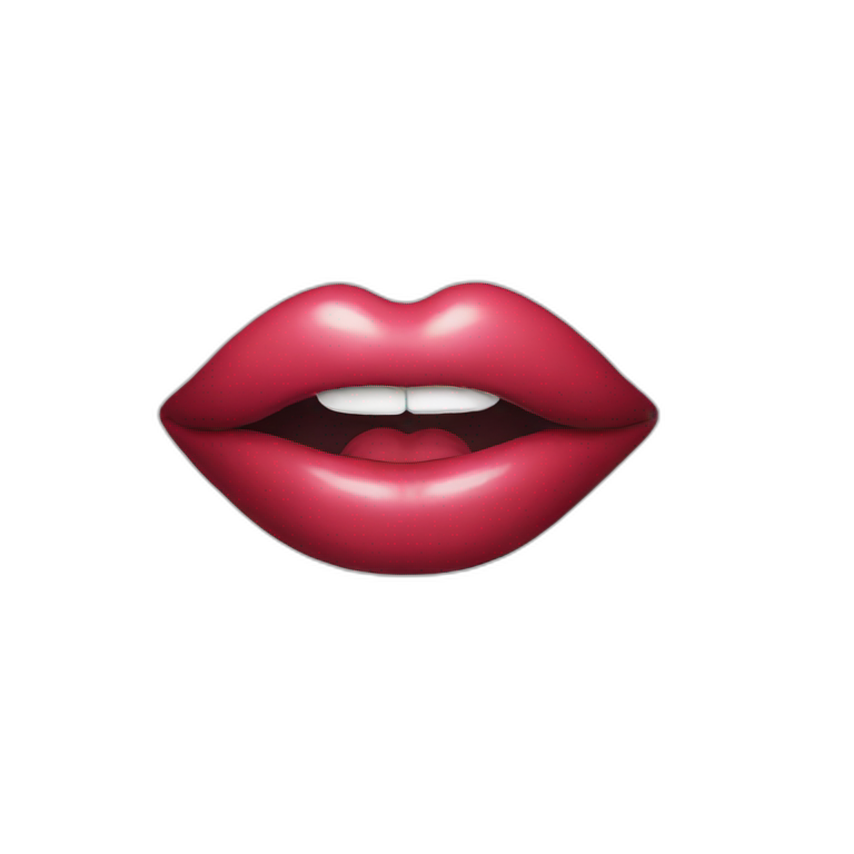 horizontal lips | AI Emoji Generator