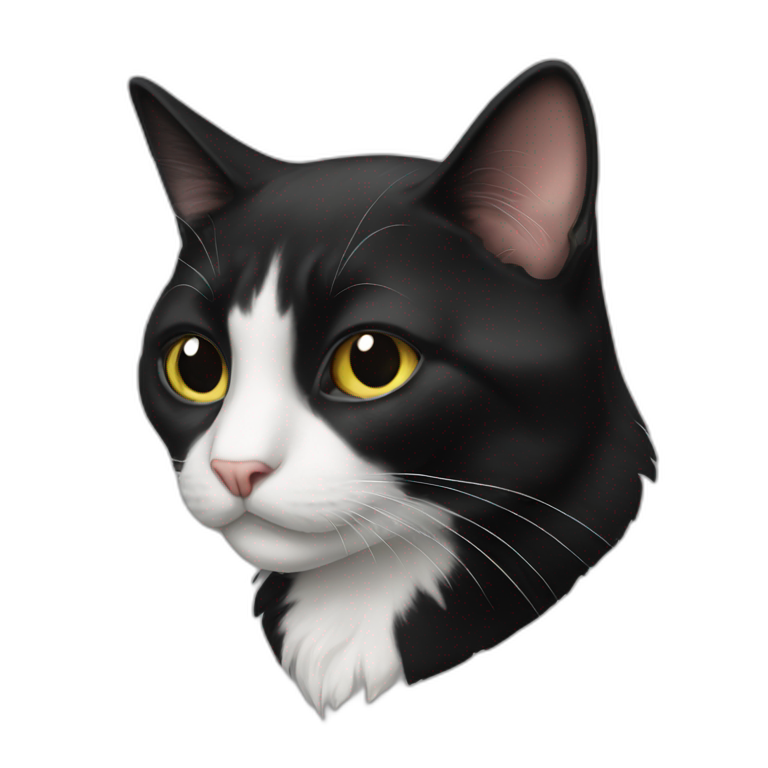 cat wearing a tuxedo | AI Emoji Generator