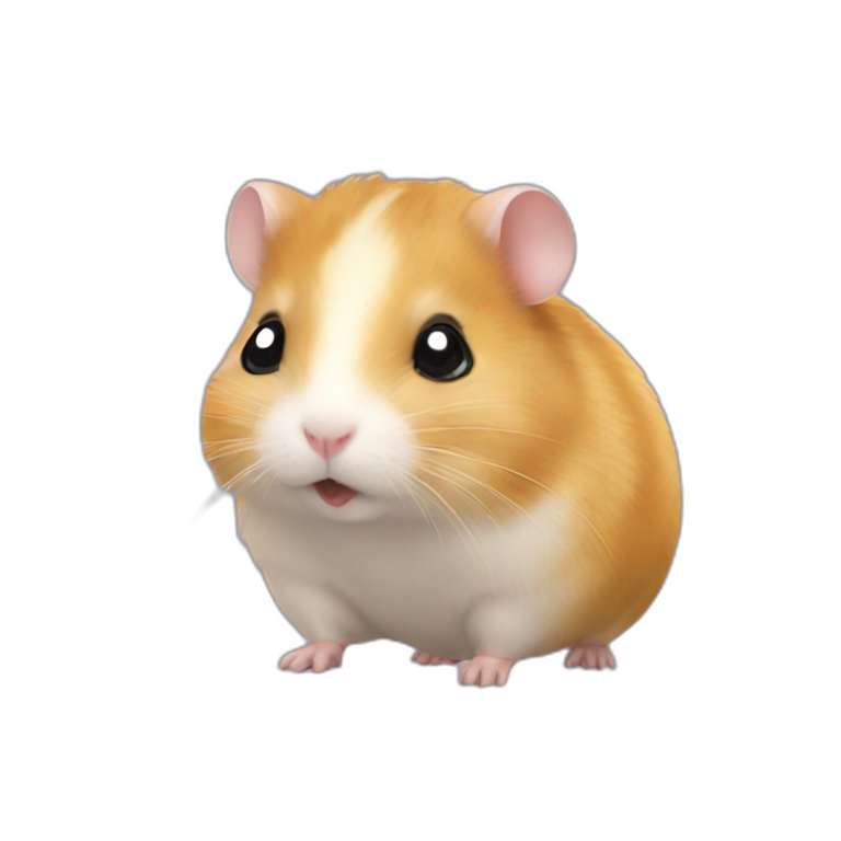 hamster emoji with glasses from future | AI Emoji Generator