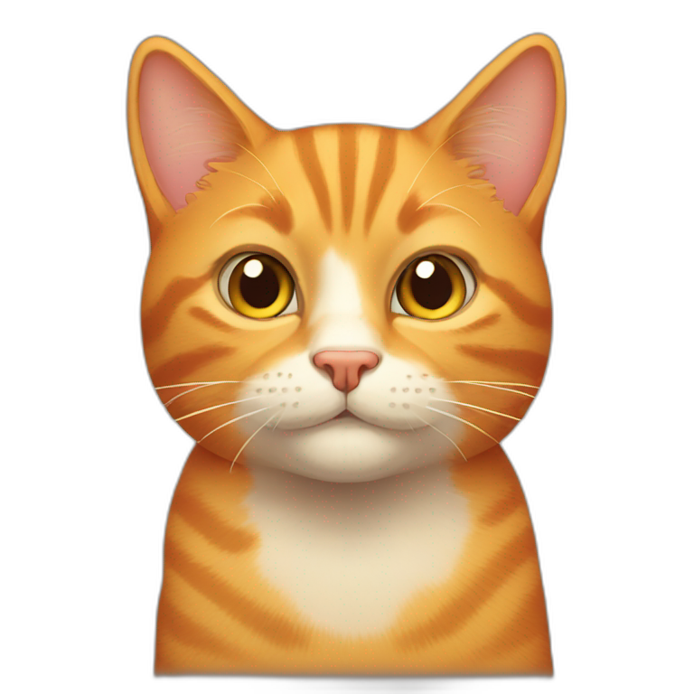 cat smirking with hearts | AI Emoji Generator