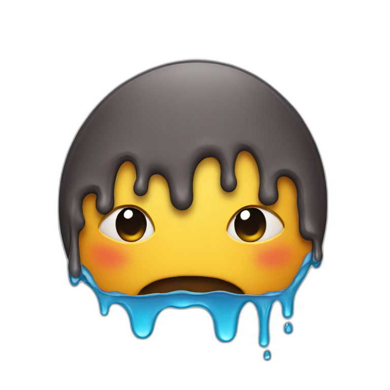 Melting face emoji | AI Emoji Generator