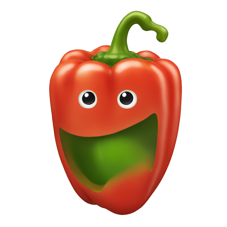 pepper smiling | AI Emoji Generator