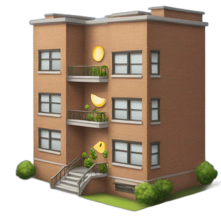 apartment city | AI Emoji Generator