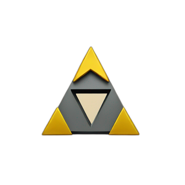 Zelda triforce symbol pink Nintendo | AI Emoji Generator