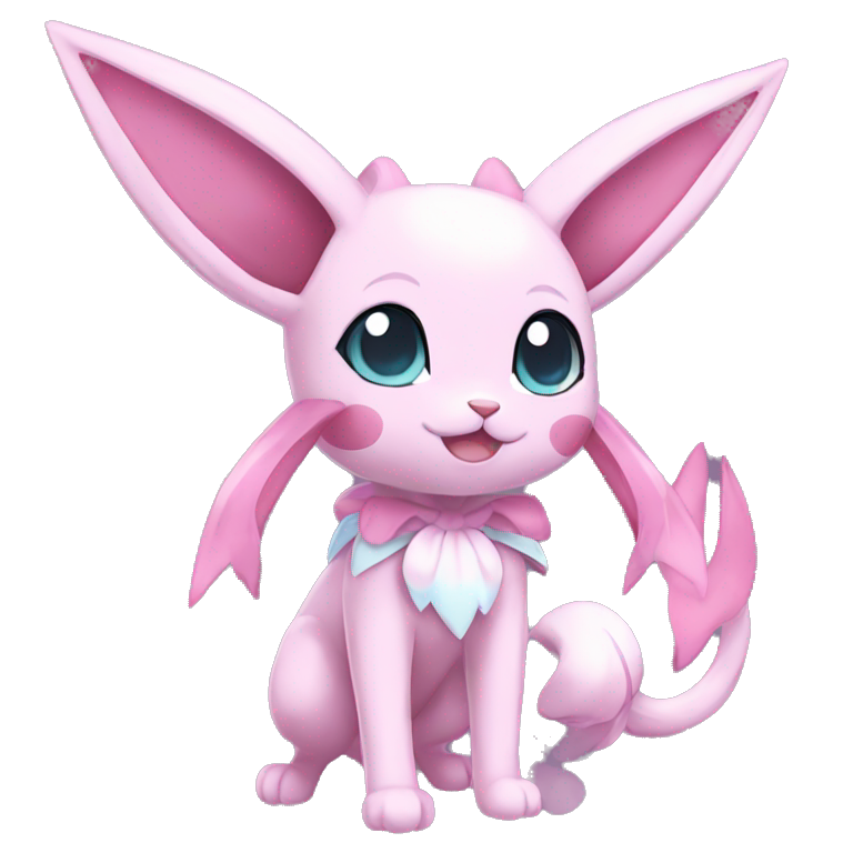 Kawaii Espeon full body | AI Emoji Generator