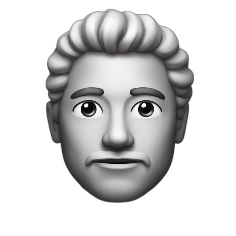 Black and White locker | AI Emoji Generator