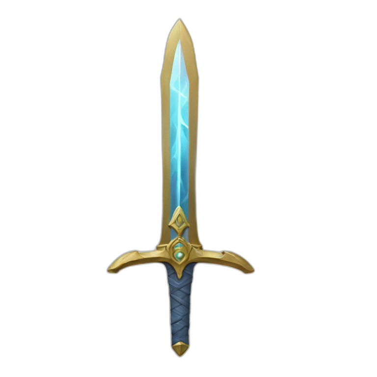 Zelda master sword in stone | AI Emoji Generator