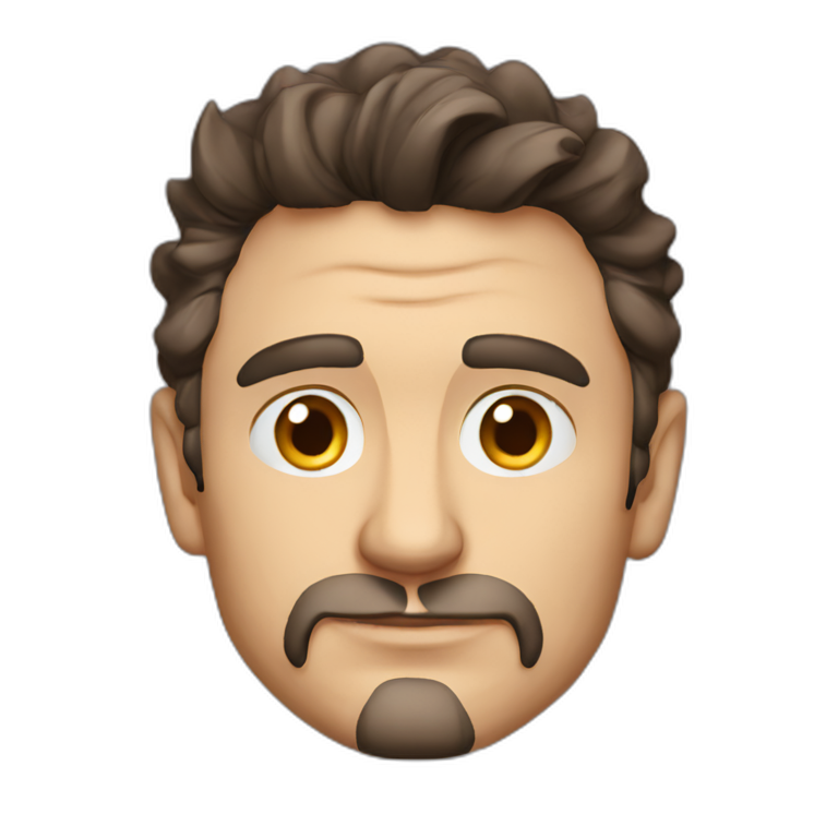 james franco cartoon wearing shirt | AI Emoji Generator