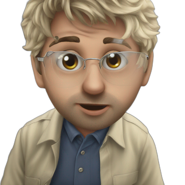 Cool Guy With Glasses Ai Emoji Generator