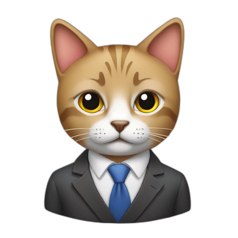 business cat  AI Emoji Generator