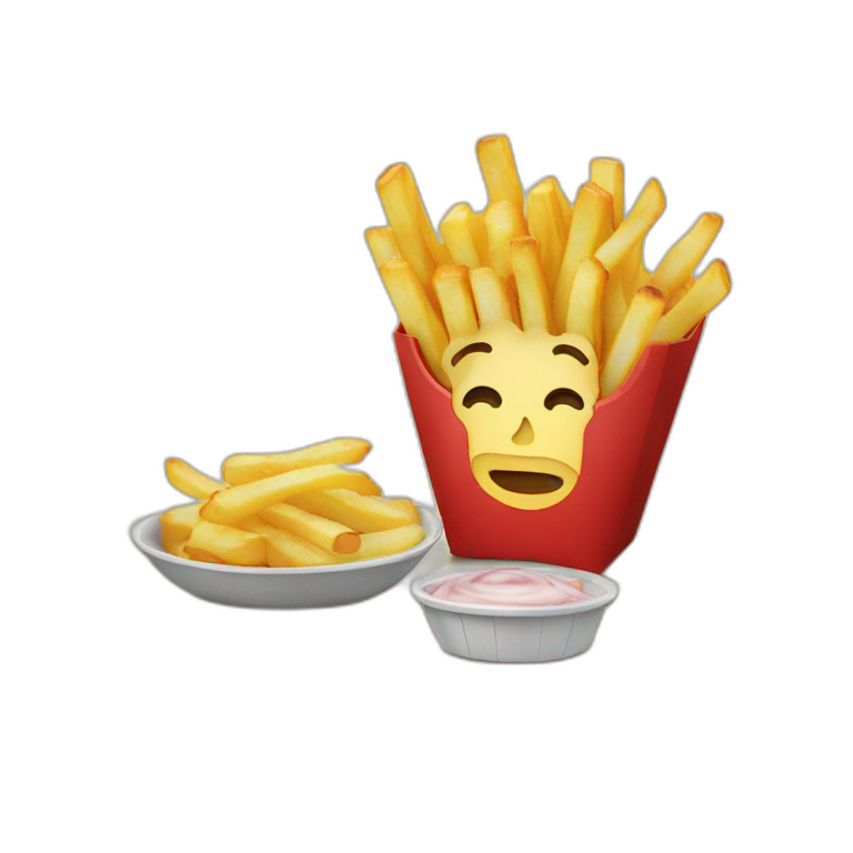 Crinkle Fries | AI Emoji Generator