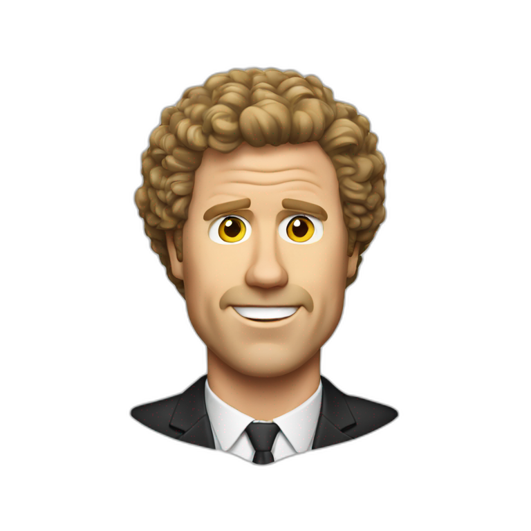 Will Ferrell with a bottle of buckfast | AI Emoji Generator