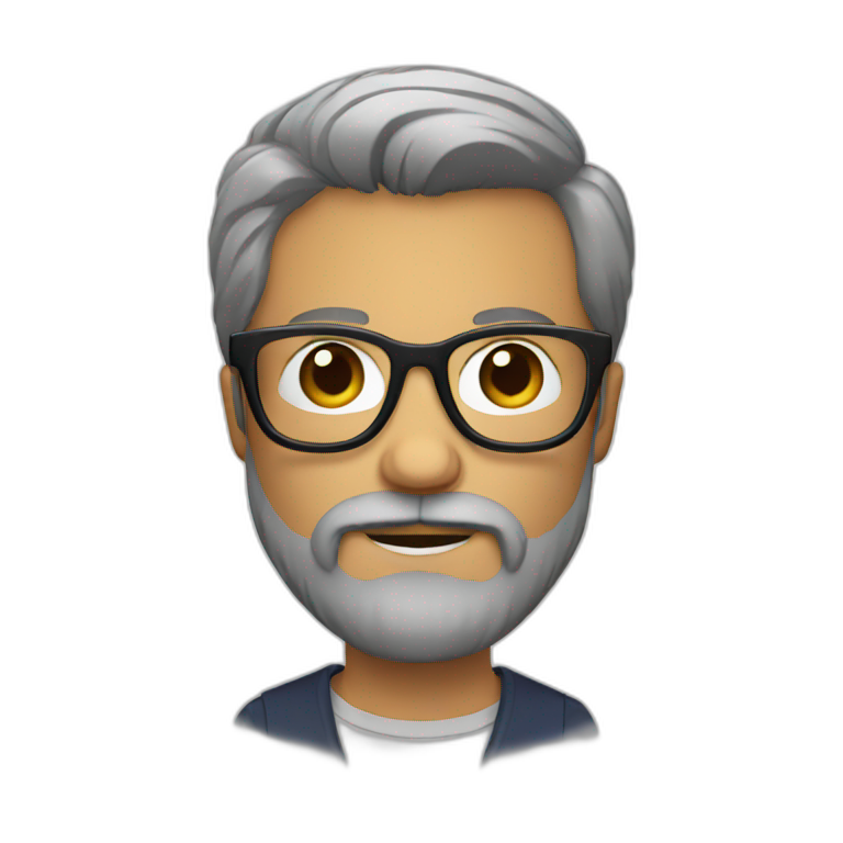 Guy With Glasses Ai Emoji Generator 2382