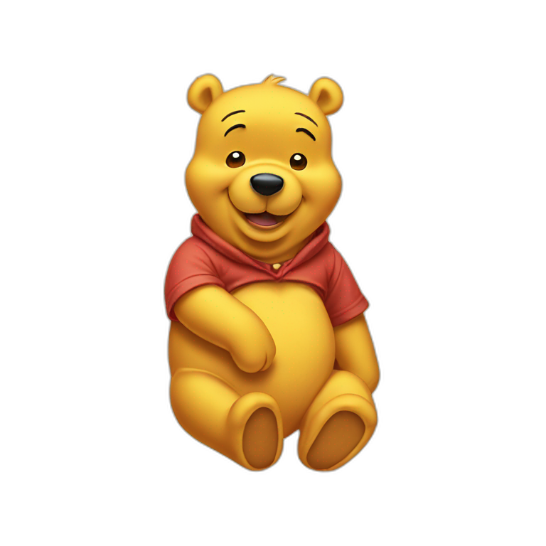 Winnie pooh eating dulce de leche | AI Emoji Generator