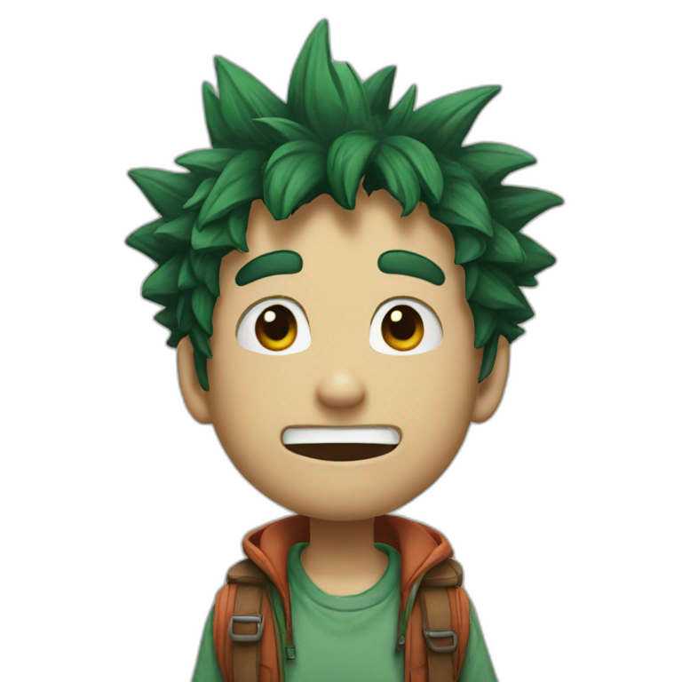 Deku from mha | AI Emoji Generator