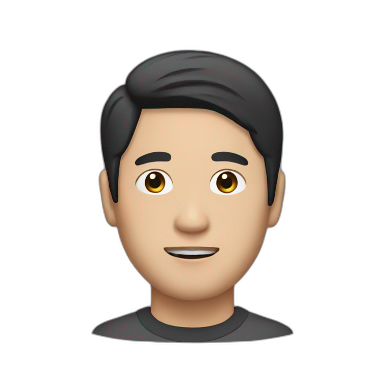 Asian Woman with N95 Mask | AI Emoji Generator