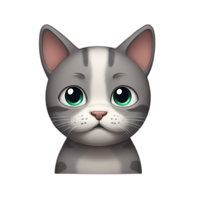 Sad cat | AI Emoji Generator