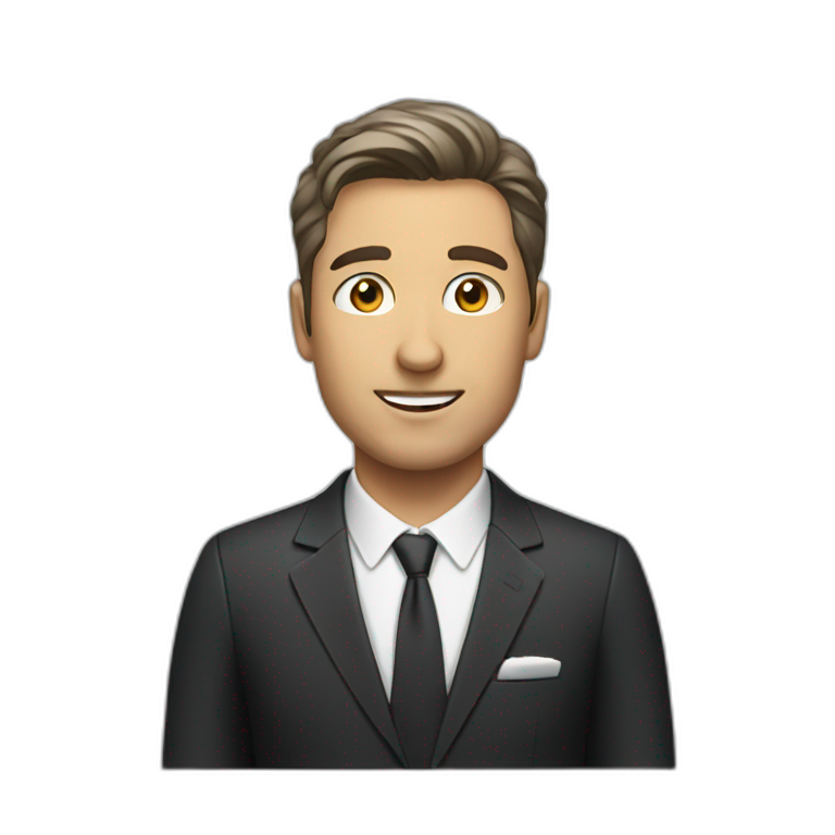 reception man | AI Emoji Generator