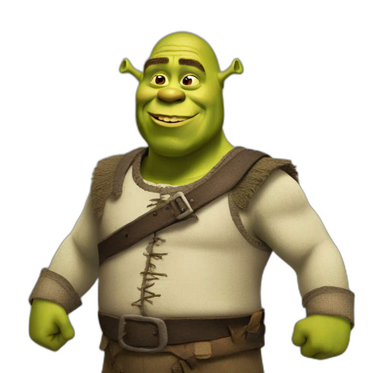 Shrek angry | AI Emoji Generator