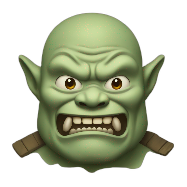 Ogre jaw | AI Emoji Generator