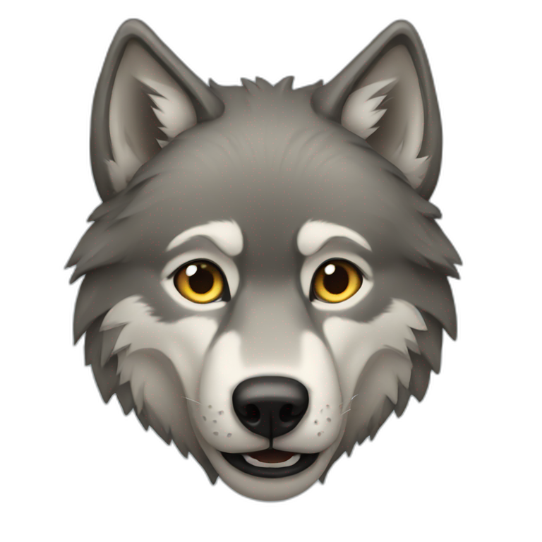 pink wolf | AI Emoji Generator